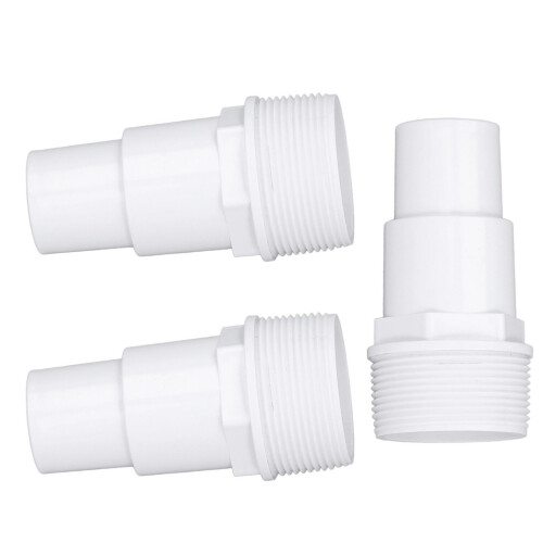 Universal Pool Hose Adapter For Above Ground Pool Equipment Accessories Multipurpose Cutting Discs Durable Plastic Replacement Universal Threaded