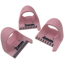 3Pcs Patchwork Quilting Measuring Tool Finger Sewing-pinkk