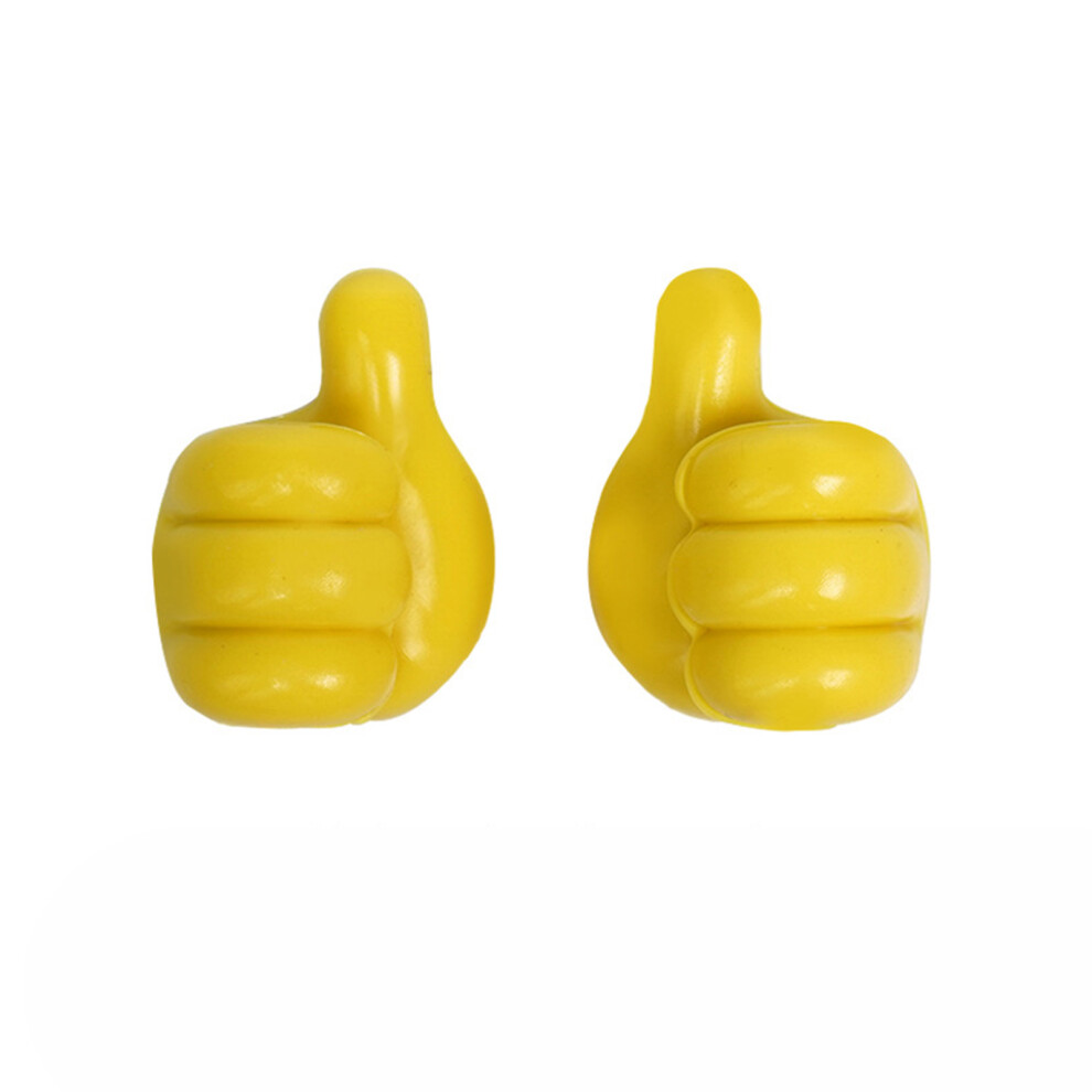 Self-Adhesive Silicone Thumb Hooks, Reusable Multipurpose Cable Organizers For Cable Clip Key Holder Wall Hangers Wire Management 9554910929650