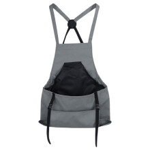 Echro Harvest Crossover Back Garden Apron with Large Pockets Gray
