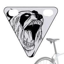 Reflectors for Bike Triangle Plate Reflector For Night Riding, Road Racing, Mountain Biking, Urban Cycling, Commuting