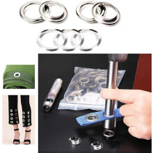 Versatile Grommet Kit, Economical Solution for Repairing Canvas Tarpaulins, Includes Non-Slip Chuck Pliers and Storage Box, for Wide Range of Fabric