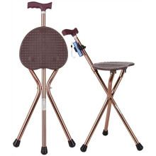 Portable Folding Crutch Seat With Adjustable LED Light For Stools And Chairs For Arthritis Rehabilitation
