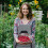 Echro Harvest Crossover Back Garden Apron with Large Pockets Gray 3