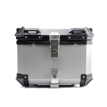 Motorbike Case Ducati Hypermotard 698 Mono 45L Silver Waterproof Travel Luggage Tail Box
