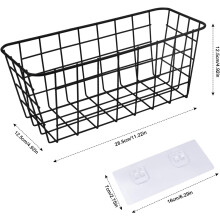 Farmhouse Food Storage Mesh Bin, Sturdy Wire Baskets for Kitchen Pantry Laundry Bathroom Closet Garage Rv, Anti-Rust Strong And Durable Joints Are