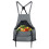 Gardening Apron, Crossover Back Design, Large Pockets, Sturdy  Comfortable, Gray 1