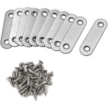 Staffe di rinforzo angolari per mobili, cerniera per schermo, rinforzo angolare in acciaio inox per supporto e riparazione duraturi, cerniere a