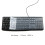 Ergonomic Keyboard Waterproof Silicone Keyboard-Gradient blue 5