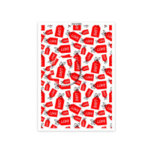Liebesherz-Ton-Transferpapier, 95 x 138 mm,-YH7099