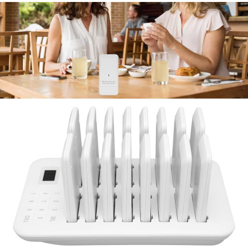 Wireless Call System 1 Host Controls 16 Pagers, 800m, Waterproof, Touch Screen 2