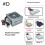 Petite taille 200W/250W/300W/350W d'alimentation-200 W CPU4 2