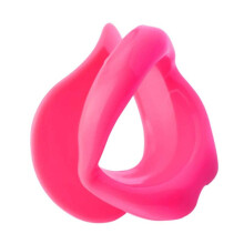 Silicon lips trainer facial muscle radiation face lift mouth exerciser mouth exercising pink