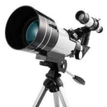 Telescope 70mm Aperture Refractor 15x150x Portable Tripod Phone Mount Starfinder 90 Degree Mirror Beginners