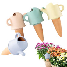 Watering spikes for indoor plants, terracotta, set with 4 watering globes