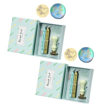 2 Box Sealing Wax Set Wax Seal Stamp Set Wax Seal-heart rose
