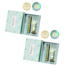 2 Box Wax Stamp Set Wax Seal Stick Sealing Wax Set for-gift bag