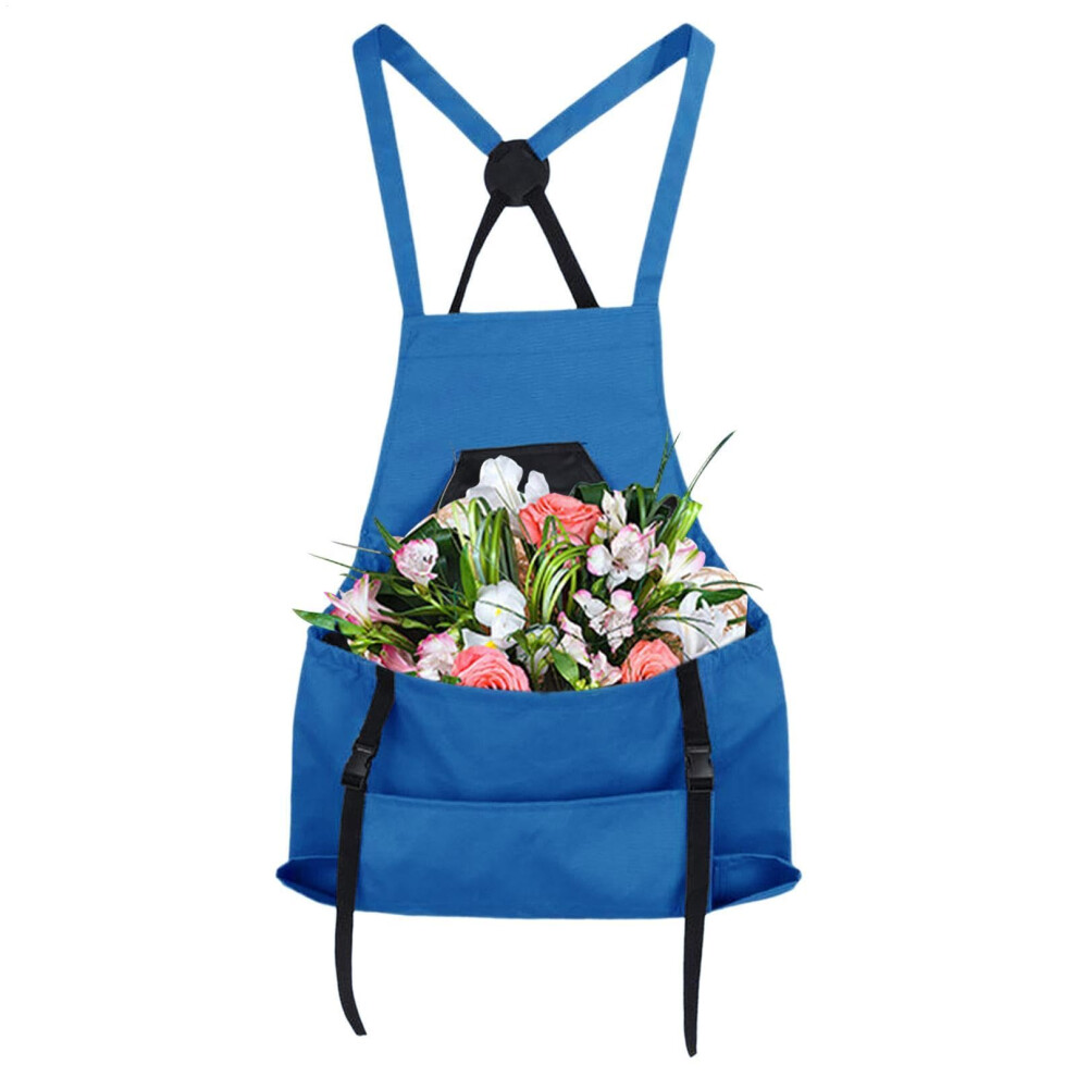 Ernteschrze, Schrze Mit Taschen Wasserdichte Obstpicker Kleidung Crossoverrckengartenschrze Mit GroãEn Taschen Fr Frauen Und Mã¤Nner Blau 9365049143608