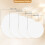 Round Backdrop Cover Arch Stand Cover for Event-White 7.5ft 4