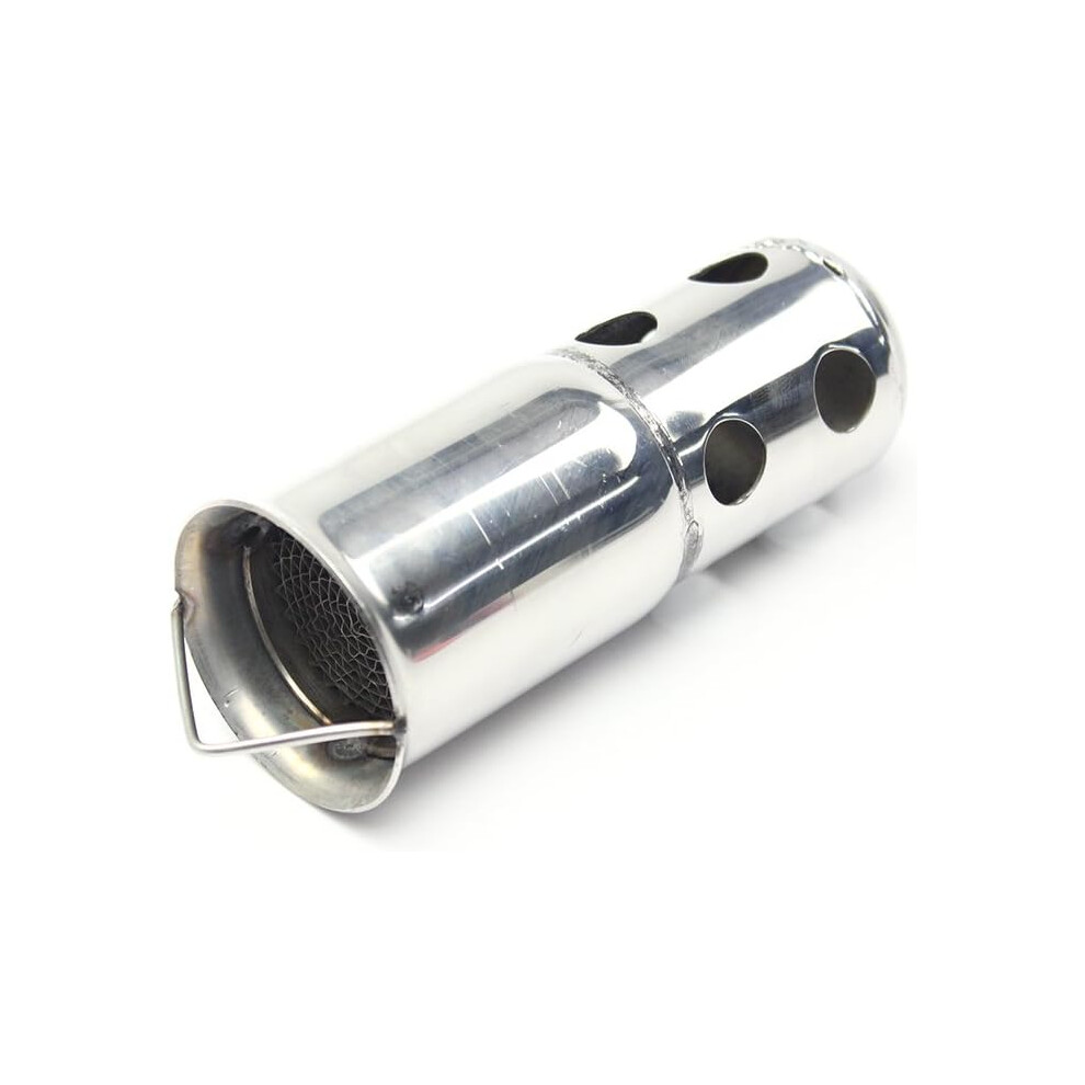 Universal Motorcycle Exhaust 51Mm Stainless Steel Muffler Silencer, Noise Reduction Technology Db Killer Ensures Peaceful Riding Experience For Most M 9198585100183