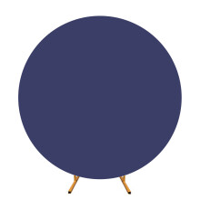 Sophisticated Backdrop Cover Balloon Arch Stand-Navy blue 7.2ft