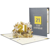 Delicate 3D Greeting Card for Couple Celebrating Anniversary-21