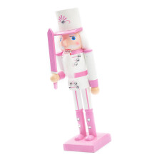 Bright Pink Nutcrackers Soldier Decors Unique 50CM-pink sword