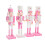 Bright Pink Nutcrackers Soldier Decors Unique 50CM-pink sword 7