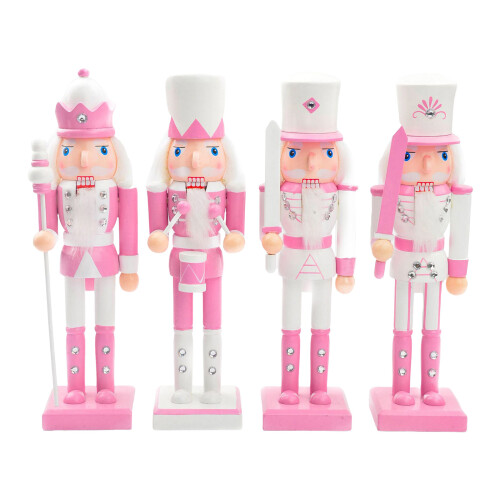 Bright Pink Nutcrackers Soldier Decors Unique 50CM-pink sword 1