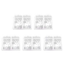 5Pcs Christmas Theme Cutting Dies for Card Making-JD123104