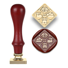 Christmas Seal Stamp Head with Wood Handle-Christmas limited