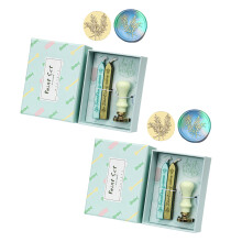 2 Box Wax Seal Stamp Set with Wax Seal Stick for-rosemary