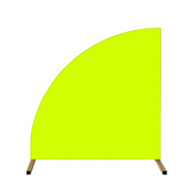Stretch Fabric Arch Cover for Weddings-2.5ft fluorescent green