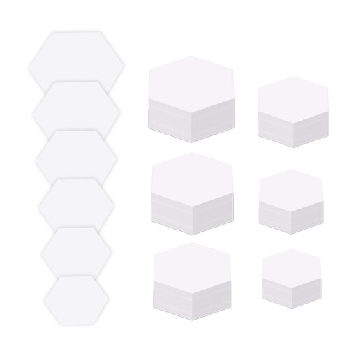 6 Size Hexagon Paper Piecing Templates Quilting Templates for
