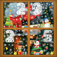 Holiday Window Decals 2025 Christmas Theme-5 combinations 2