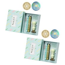 2 Box Sealing Wax Set Wax Seal Stamp Set Wax Seal-Christmas SD