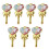 7Pcs Christmas Themed Stamp Handle Replaceble Metal-Santa Claus 1