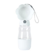 530ml Dog Water Bottle Go out Supplies-White Water and food cup