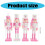 Unique 50CM Pink Nutcrackers Soldier Decoration for-drumming 4
