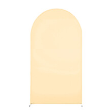 Sophisticated Spandex Backdrop Cover Decoration for-Beige 5ft