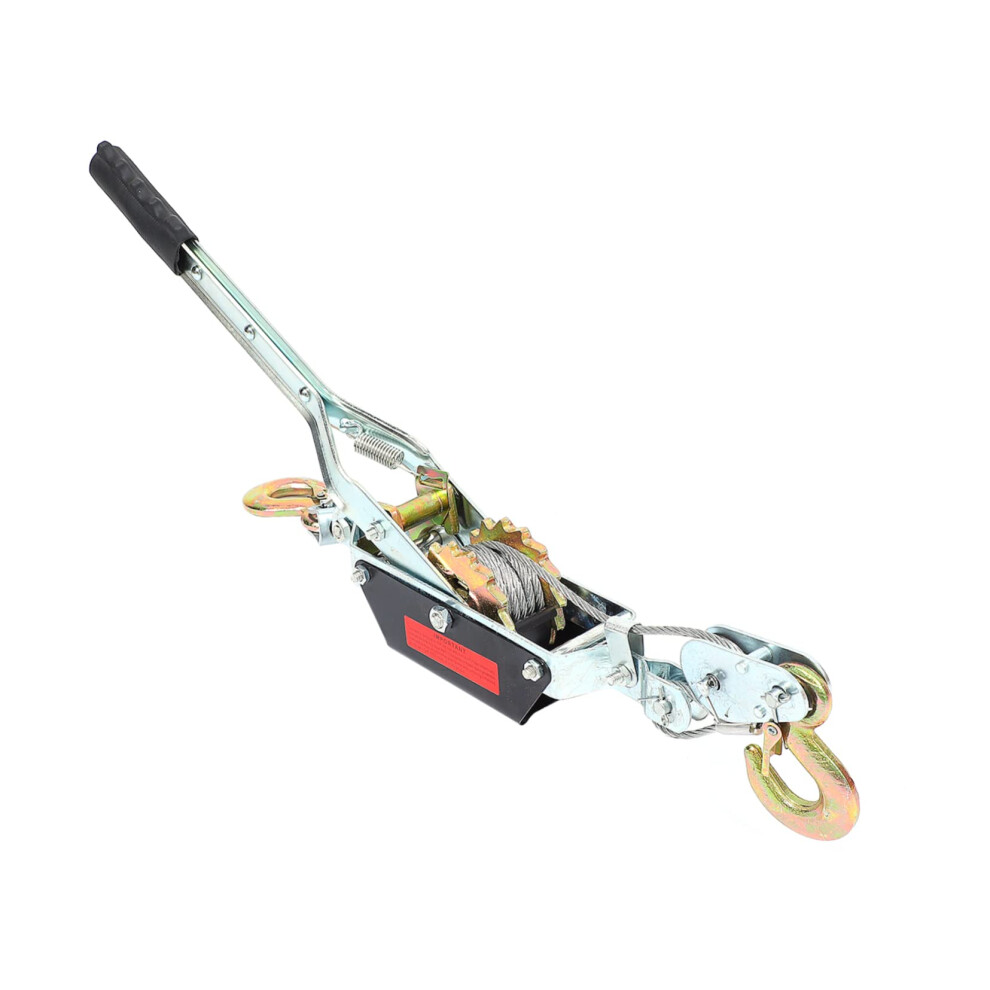 2T Powerful Hand Ratchet Cable Puller With Steel Cable Power Puller For Boats Garage Construction Steel Construction Ref: 3117 9365049143974