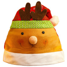 Festivalthemakostuum Santa Caps Kerstmuts-cartoon elandenhoed