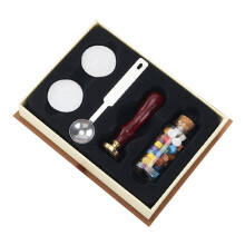 Vintage Seal Stamp and Seal Beads Sticks Set with Melting-Set 1