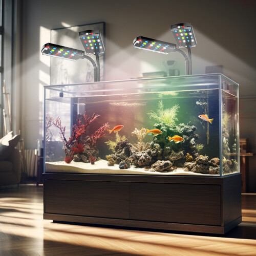 Rotating Head LED Lighting for Aquariums-Adapter US standard 2