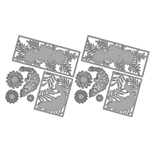2 Set Butterfly Cutting Dies Embossings Stencils-JK030212