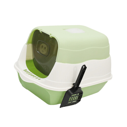 Cats Litter Pans Plastic Rabbit Litter Box Easy-Green S
