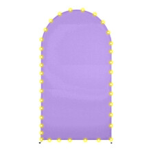 Arch Shaped Photography Background Backdrop Cloth-6.6ft Purple