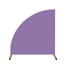 Multipurpose Spandex Wedding Arch Cover Background-2.5ft Purple