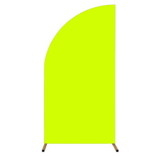 Colorful Spandex Arch Cover for Wedding-6 fluorescent green