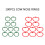 Professional Cattle Nose Rings Applicator-100 pieces of medium 7